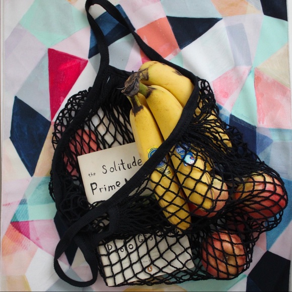 Urban Outfitters Handbags - 🆕 Black Cotton Net French Market Bag